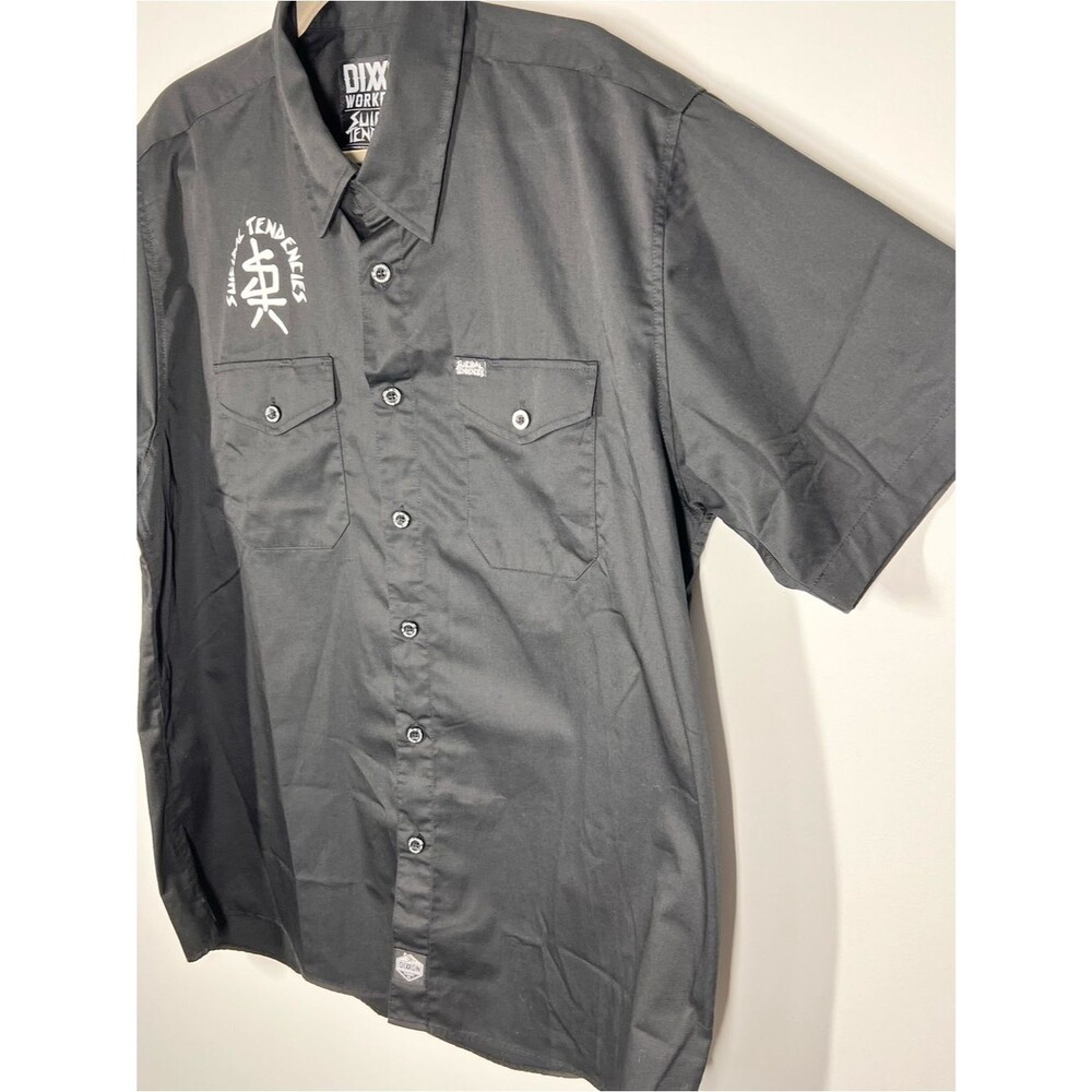 Dixxon Workforce Suicidal Tendencies Short Sleeve Button Up Shirt Skull XL - Picture 4 of 12